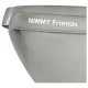 Nimmy Crossbody Cool&Cute 2.0 Bear pleca soma pelēka