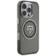 Guess IML Metal Mountain Logo MagSafe vāciņš iPhone 16 Pro - Melns