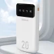 Dudao K6Pro+ 20000mAh ārējais akumulators ar 4 kabeļiem, balts
