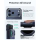 ESR Cyber Tough MagSafe vāciņš ar statīvu iPhone 18 Pro Max / 17 Pro Max, tumši zils