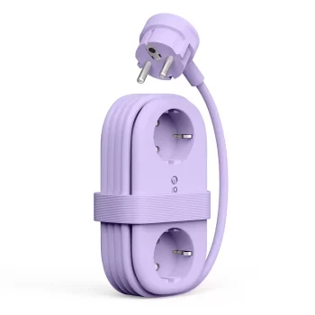 Orico AP3 65W GaN pagarinātājs 2x AC + 2x USB-A + 2x USB-C, violets