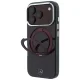 Mercedes Ring Stand Iconic Logo MagSafe vāciņš iPhone 18 Pro / 17 Pro, bordo