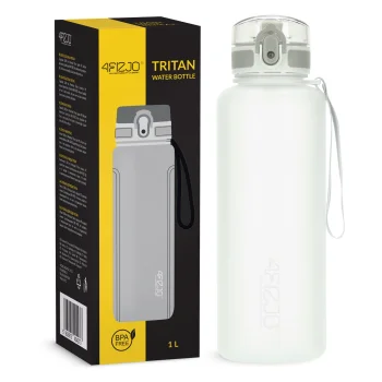 4FIZJO sporta ūdens pudele 1L, pelēka
