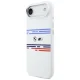 BMW M Silicon Horizontal Line MagSafe vāciņš iPhone Air, balts