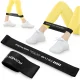4Fizjo Mini Power Band Pretestības gumija, 1.2 mm, 15-20 kg, Melna