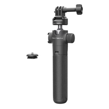 PGYTECH P-GM-218 statīvs un pašbilžu nūja sporta kamerām, melns