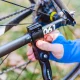 Forever Outdoor velosipēda atbalsta kājiņa, melna