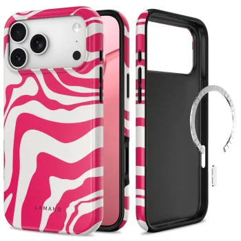 Tech-Protect Lamano MagSafe vāciņš iPhone 18 Pro Max / 17 Pro Max, Flamingo Bloom