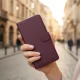 Tech-Protect Wallet atverams vāciņš Samsung Galaxy S26, bordo