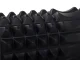 Masāžas rullis ar izciļņiem 32x13cm, melns