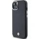 BMW iPhone 15 / 14 / 13 vāciņš Signature Wrapped Metal MagSafe, melns