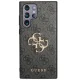 Guess 4G Big Metal Logo vāciņš Samsung Galaxy S23 Ultra pelēks