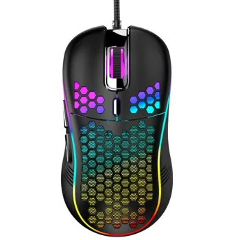 USB optiskā spēļu pele ar LED RGB apgaismojumu