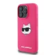 Karl Lagerfeld Silicone Choupette MagSafe vāciņš iPhone 16 Pro Max, Fuksija