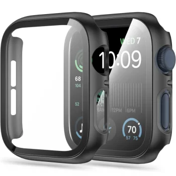 Tech-Protect Defense360 vāciņš Apple Watch 4 / 5 / 6 / SE (40mm) ar stiklu, melns