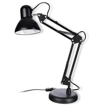 Galda lampa ar maināmu leņķi, E27