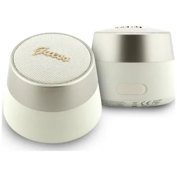 Guess 5W Bluetooth skaļrunis Script Metal Logo, zelta