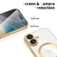 Tech-Protect MagFlex MagSafe vāciņš Apple iPhone 17 caurspīdīgs / zelta