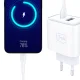 Sienas lādētājs 3mk DualCharge 20W USB-C USB-A PD3.0 QC 3.0 PPS, balts