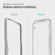 Spigen ALM Glass FC aizsargstikls iPhone 13 / 13 Pro / 14, melns