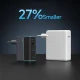 Cuktech CUKAD1003EUG GaN tīkla lādētājs 100W, 2x USB-C un 1x USB-A ar 1.5m kabeli, pelēks