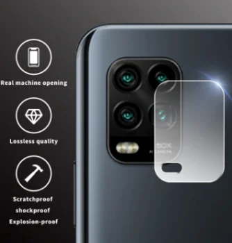Xaiomi Mi 10 Lite Back Camera Lens Tempered Glass Protector | Aizmugurējās Kameras Aizsargstikls