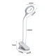 Bezvadu LED lasīšanas lampa ar klipsi Wozinsky WLBK-01, 1800 mAh, balta