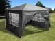 MultiGarden dārza paviljons 3x3 m ar 4 sienām, pelēks
