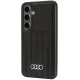 Audi Synthetic Leather MagSafe vāciņš Samsung Galaxy S24, melns