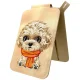 Nimmy New Big-Eye Cute Pets 2.0 Dog magnētiskais maciņš ar statīvu brūns