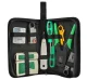 Bigstren 00007874 tīkla instrumentu komplekts ar RJ45/RJ11 testeri