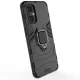Vāciņš OnePlus Nord N20 5G Ring Armor, hibrīda ar gredzenu, melns