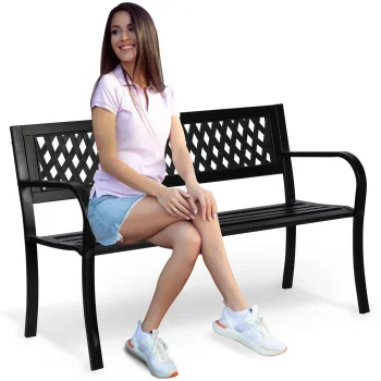 Dārza sols ar atzveltni Sofotel Clover 125x77x49 cm