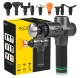 Masāžas pistole 4FIZJO Massage Gun-Ultra, 100 W, ar 9 uzgaļiem