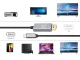 DisplayPort 1.4 uz USB-C kabelis, 8K/4K, 1.8m