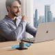 Cuktech CUKAD653EUGR 65W GaN tīkla lādētājs, 2 x USB-C, 1 x USB-A, pelēks