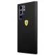Ferrari On Track Silicone aizmugurējais vāciņš Galaxy S22 Ultra, Melns