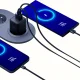 3mk Hyper GaN lādētājs 20W USB-C USB-A QC4+ PD PPS, melns