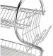 Divstāvīgs Dubultais Metāla Trauku Žāvētājs | Double Metal Dish Dryer