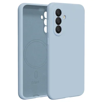 Etteri Silicone Mag vāciņš priekš Samsung Galaxy A37 5G, gaiši zils