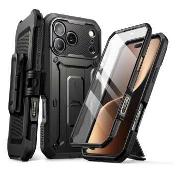 Supcase UB Pro aizsargvāciņš iPhone 17 Pro Max, melns