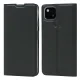 Google Pixel 5a 5G Magnetic PU Leather Phone Stand Card Slot Case Book Cover, Black | Telefona Vāciņš Maciņš...