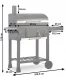 Berdsen BBQChef BD-891 kokogļu grils, antracīts