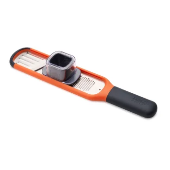 Joseph Joseph Handi-Grate 2-in-1 mini rīve un griezējs, oranža