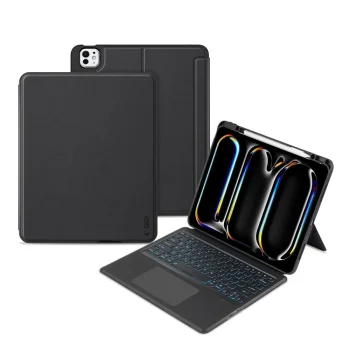 Tech-Protect SC Mag Pen vāciņš ar tastatūru iPad Pro 13" (2024) melns