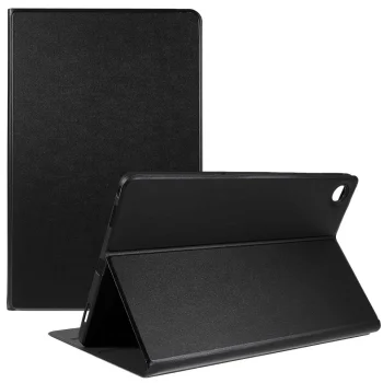 Lenovo Tab M10 Plus (3rd Gen) 10.6" (TB125FU, TB128FU) PU Leather Protection Case Cover, Black | Vāks Apvalks...