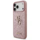 Guess Fixed Glitter Big 4G vāciņš iPhone 18 Pro Max / 17 Pro Max, rozā