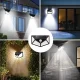 Forever Light SUNARI FLS-65 saules LED lampa ar PIR kustības sensoru 6W 480lm 6000K 100 SMD melna
