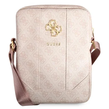 Guess 4G Metal Gold Logo 10" planšetdatora soma, rozā