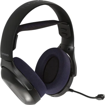 Lenovo Legion H410 bezvadu spēļu austiņas, melnas
